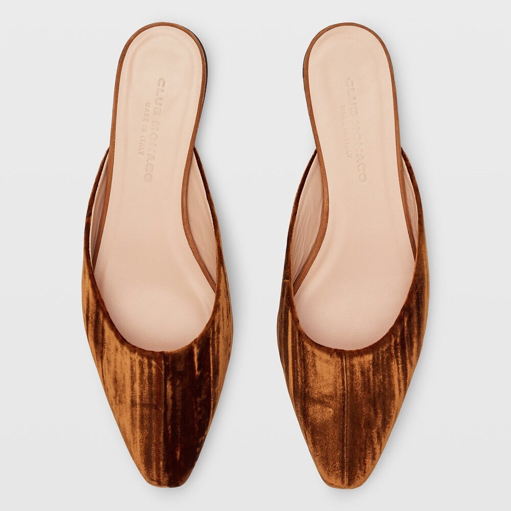 Club Monaco Marigold /Orange Sanguine Zaydie Mule